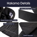 Aikido Hakama - Flexible Koshiita, 7 lines of stitching