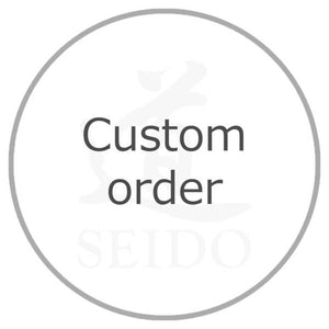 [Custom Black Belt] Slim black belt 6.5 (325 cm) with Aikikai Logo (Copy)