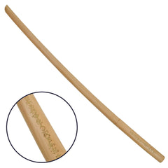 Bokken Supérieur Hon Biwa (Vrai Néflier Japonais) - Signature dorée - Par Maître Aramaki