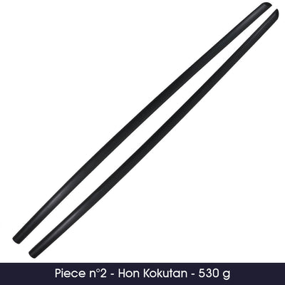 Bokken Jiki Shinkage Ryu (Naginata Yo) - Hon Kokutan - Par Maître Aramaki