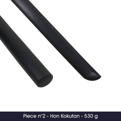 Bokken Jiki Shinkage Ryu (Naginata Yo) - Hon Kokutan - Par Maître Aramaki