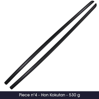 Bokken Jiki Shinkage Ryu (Naginata Yo) - Hon Kokutan - Par Maître Aramaki