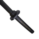 Bokken Supérieur Shima Kokutan (Ebène d'Asie) avec Tsuba & Tsubadome - Signature dorée - Par Maître Aramaki
