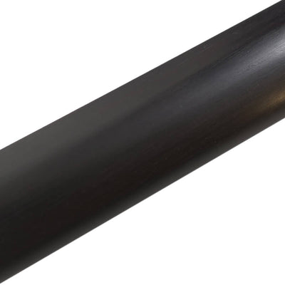 Bokken Supérieur Shima Kokutan (Ebène d'Asie) avec Tsuba & Tsubadome - Signature dorée - Par Maître Aramaki