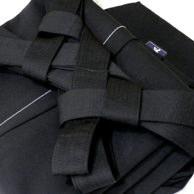 High End Polyester Cashmere Aikido Hakama (Black)