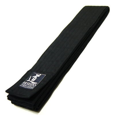 Aikido Wide Black Belt - Iai belt type