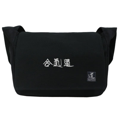 Sac Sashiko avec Broderie Aikido Calligraphiée