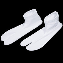 Tabi Supérieures Extensibles - Noir / Blanc