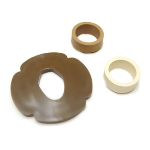 Tsuba Plastique Standard (Marron)