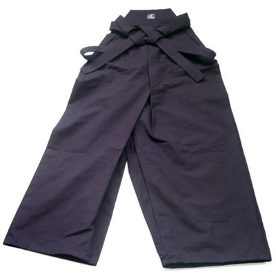 Nobakama en coton épais / teinture indigo (avant)