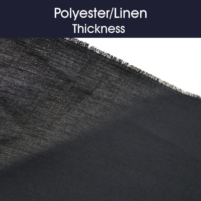 Polyester/linen Thickness