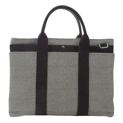 Sashiko Business Tote Bag - Sashiko Check Pattern